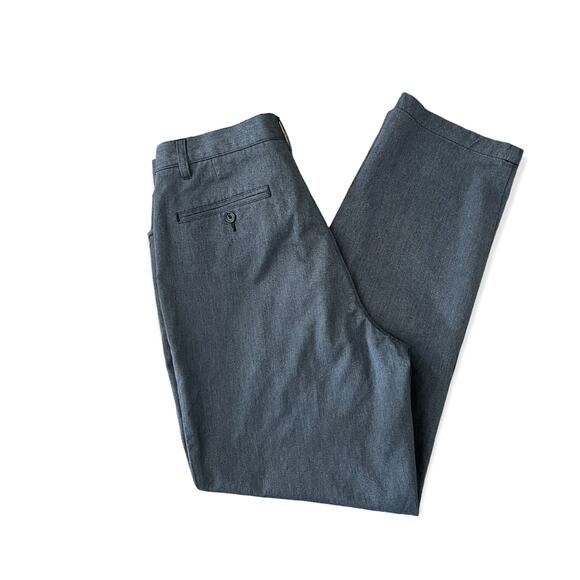 Structure Pant Size 34 x 32 Gray Chino Khaki 100% Cotton New Century - Picture 1 of 11